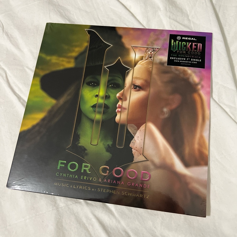Wicked For Good 7” Vinyl Record Regal Exclusive